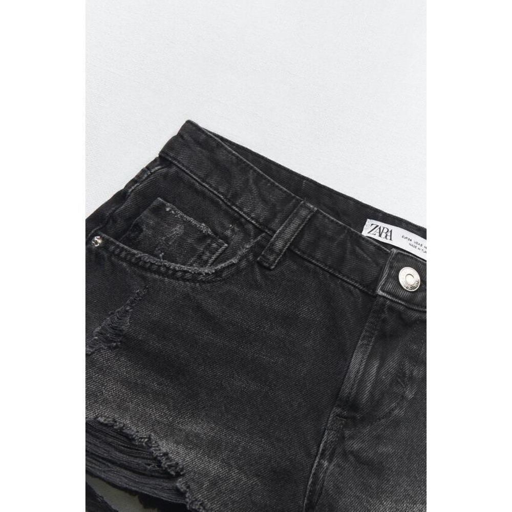Z1975 LOW RISE RIPPED DENIM SHORTS - Picture 4 of 4